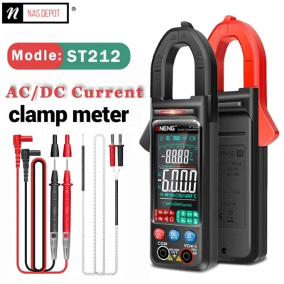 Digital LCD Clamp Meter DC/AC Current Multimeter Amp Volt Tester 6000 Counts UK