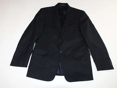 Blazer Versace Collection masculino tamanho 40 preto regular 100% lã - Imagem 1 de 4