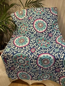 Edredón The Company Store talla doble 100 % algodón azul verde rojo blanco. Usado. - Imagen 1 de 9