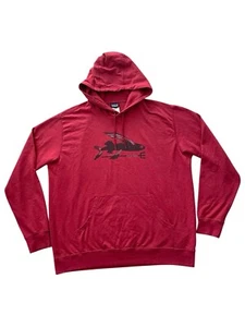 Patagonia M's Monk Sweatshirt Lightweight Hoodie Fish Red Men’s Size 2XL XXL - Picture 1 of 4