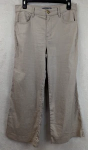 Level 99 sz 28 Pants Crop Wide Leg stretchy thin color on color stripes 2840 - Picture 1 of 6