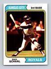 1974 Topps Paul Schaal #514 Kansas City Royals Baseball Card EX Set Break