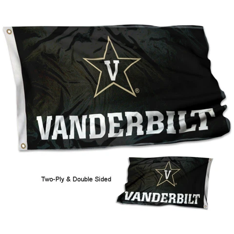 Vanderbilt Commodores Flag Double Sided 2-Ply 3x5 Foot Outdoor Banner Cover