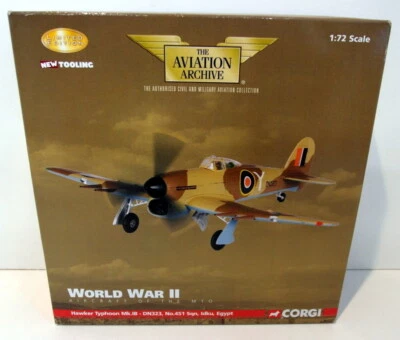 Corgi 1/72 AA36501 Hawker Typhoon Mk.IB DN323 451 Sqn Egypt 1943 - Image 1 of 2