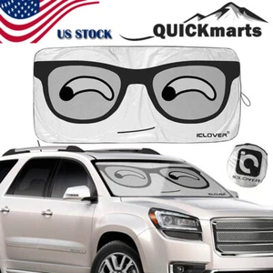 Foldable Car Windshield Sun Shade Visor Auto Front Rear Window UV Block Cover - Picture 1 of 8