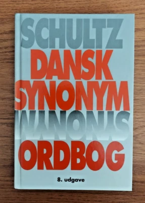 Danish Edition Schultz Dansk Synonym Ordbog  8. udgave 1992 Like New - Image 1 of 4