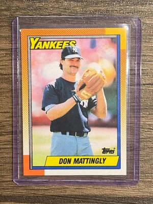 1990 Topps Don Mattingly #200 Yankees Donnie béisbol Foto 1 de 2