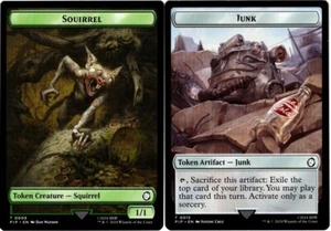 1x MTG - Squirrel \\ Junk Token #09/15 - Universe Beyond: FALLOUT - Picture 1 of 1