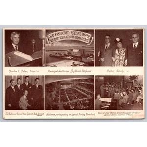 Postcard Vintage Old Fashioned Revival Hour World Wide Gospel Broadcast 0485 - Picture 1 of 2