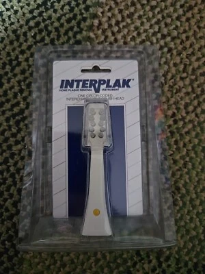 Interplak Color-Coded Interchangeable Single Brush Head RB-1 VTG Yellow - Image 1 of 2