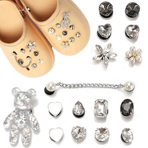 18PCS Shoe Charms Bling Flower Shoe Charms Cute Fashion Decoration Set Clog - Picture 1 of 7