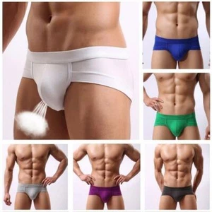 Men's Briefs Soft Underwear Short Breathable Underpants Triangle Underpants - Picture 1 of 56