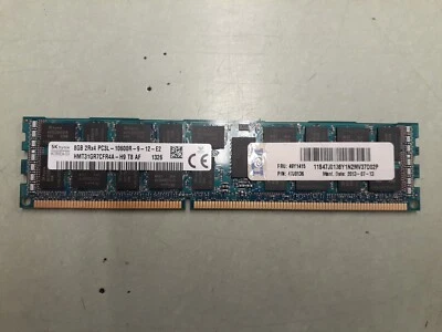 SK Hynix 8GB 2Rx4 PC3L-10600R Server RAM HMT31GR7CFR4A-H9 1326 - Image 1 of 3
