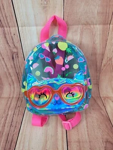 Claire’s Heart Kitty Cat Clear Backpack - Picture 1 of 5