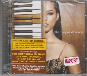 ALICIA KEYS - The Diary Of [w/ Bonus DVD] (2003) J Records/BMG 58164 NEW/SEALED - Imagen 1 de 2