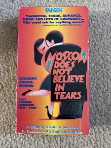 Moscow Does Not Believe in Tears (1980) VHS Kino Soviet Film -Tested - Imagen 1 de 4