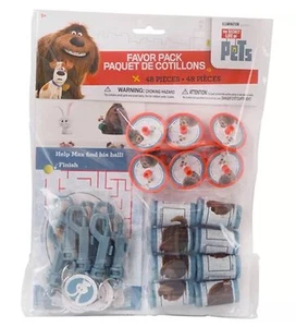 The Secret Life of Pets suministros de fiesta favores-48 piezas mezcla de favores de fiesta - Imagen 1 de 2