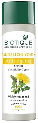 Biotique Dandelion Youth Anti-Aging Gesichtsserum, für alle Hauttypen, 190 ml - Bild 1 von 4