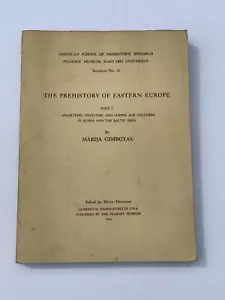Marija Gimbutas DIE VORGESCHICHTE OSTEUROPAS PEABODY MUSEUM HARVARD 1956 - Bild 1 von 5