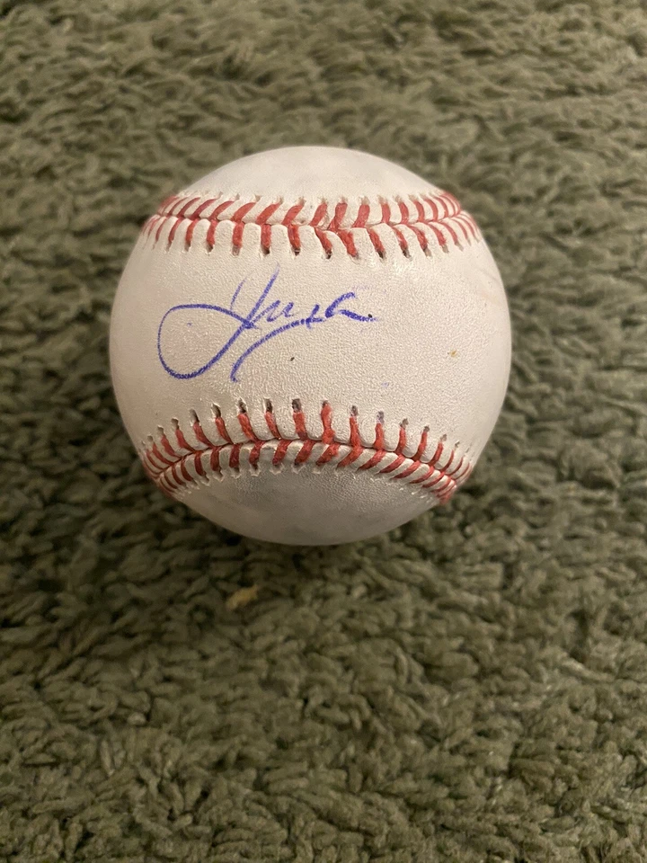 Бейсбольный мяч с автографом Трейса Томпсона из Los Angeles Dodgers  - Изображение 1 из 1