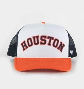 47 BRAND Houston Astros Cooperstown Rewind Script '47 Trucker Hat - Picture 1 of 3
