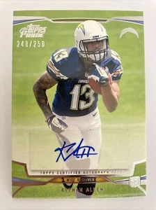 Keenan Allen Rookie Auto #248/250 2013 Topps Prime Autografo RC - Foto 1 di 2