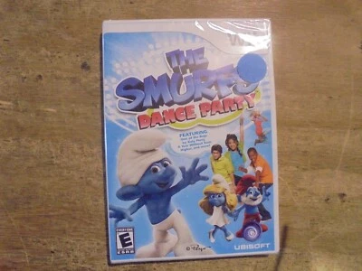 THE SMURFS DANCE PARTY WII NEW SEALED GAME - Image 1 of 3