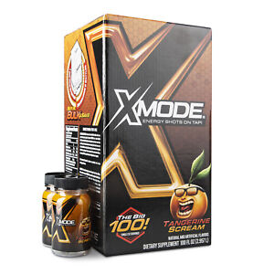 XMODE Energy Shots - 100 Serving Box only $33.99 - Tangerine Flavor