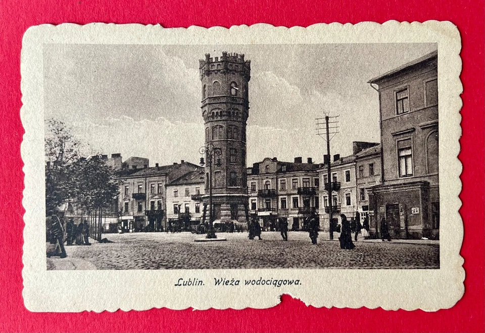 AK LUBLIN in Polen um 1918 Platzansicht Wieza wodociggowa  ( 158236 - Bild 1 von 2