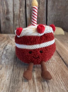 Authentic JELLYCAT Valentine AMUSEABLES Cheri Cake - NWT - Picture 1 of 2