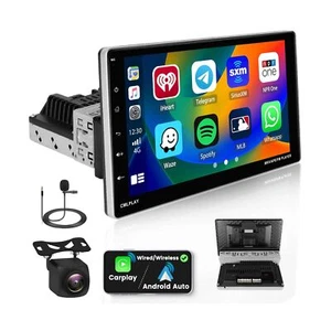 2+64GB Android 13 Single Din Car Stereo with Carplay Android Auto 9" Touchscr... - Picture 1 of 7