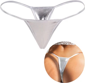 Ohyeahlady Finta Pelle Mini Perizoma Donna Sexy Hot Filo Taglie Grandi Elastica - Foto 1 di 12