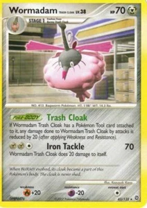 2x (pok-SW-043) Wormadam Trash Cloak (R) Pokemon D&P Secret Wonders Karte # 43 - Bild 1 von 1