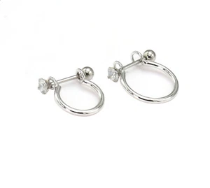 Cartilage Ring Barbell Hoop Helix Daith Rook Tragus Ear Cuff Screw Ball Piercing - Picture 1 of 8