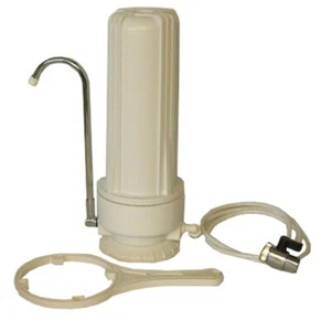 FILTRO DE AGUA DE UNA ETAPA SW-1 SISTEMA DE UNIDAD FÁCIL GRIFO BLANCO CONEXIÓN - Imagen 1 de 1