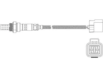 For 1993-1996 Mitsubishi Mirage Oxygen Sensor Walker 31465ZZSH 1994 1995 - Image 1 of 2