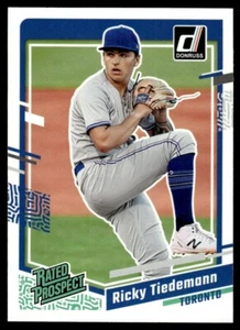 2023 DONRUSS RATED PROSPECT Ricky Tiedemann Toronto Blue Jays #35 - Picture 1 of 2