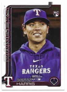 2025 Topps Series 2 Golden Mirror Photo Variation Dustin Harris (#374) RC SP - Picture 1 of 2