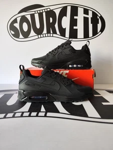 Nike Air Max 90 Drift 'Triple Black' Black/Black Multiple Sizes BRAND NEW - Picture 1 of 8
