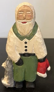 Great American Taylor Collectibles BORIS RUSSIAN SANTA & HUSKY DOG 1991 Folk Art - Bild 1 von 12