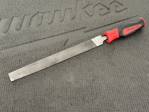 Snap-on Red Soft Grip Flat 10” Length Blade Mill File SGHF616B 10MA - Picture 1 of 8
