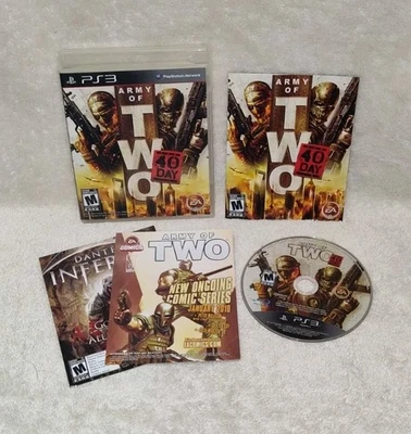 Army of Two: The 40th Day (Sony PlayStation 3 PS3) CIB Clean  - Image 1 of 4