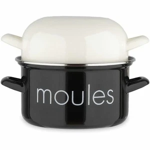 Cacerola Baumalu acero inoxidable esmaltado negro Ø 20 Cm - Imagen 1 de 2