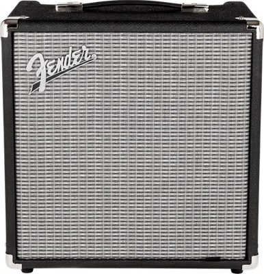 Fender Rumble 25 V3 Bass Amp Combo, Black/Silver - Image 1 of 4