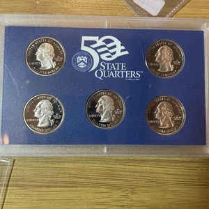 1999-S Silver Quarter Proof Set 90% Silber Conn-New Jersey-Penn-Delaware-Georgia - Bild 1 von 7