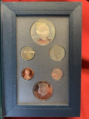 1990 Prestige Coin Set United States Mint Eisenhower Centennial Commemorative - Image 1 of 3