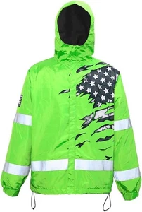 Neu mit Etikett Größe M Unisex Hi-Vis Winter Sicherheit Bomberjacke WASSERDICHT WINDDICHT - Bild 1 von 1