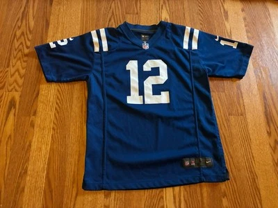 Indianapolis Colts Andrew Luck #12 Nike On Field Jersey Youth Large NFL Football - Image 1 of 4