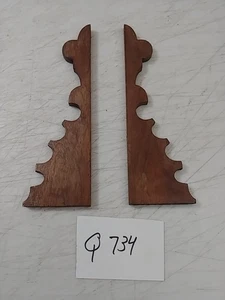 INGRAHAM PARLOR CLOCK FANCY WOODEN SIDE TRIM - Picture 1 of 3