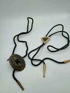 Cravatta stile western set di 2 una con strass - Foto 1 di 8